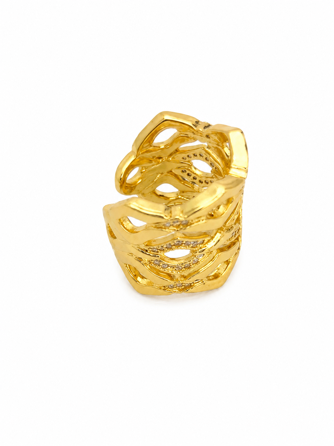 💍✨ Anillo Net con Zirconias foto 2