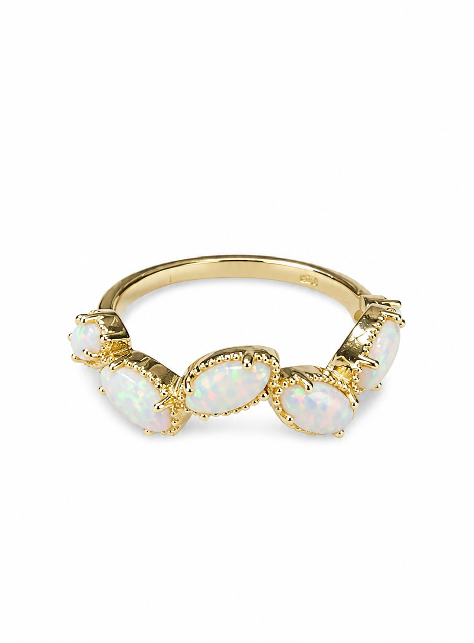 💍 Anillo Plata .925 con Ópalos